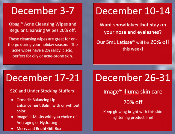 clymer md december specials each week