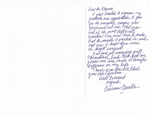 Patient Testimonial